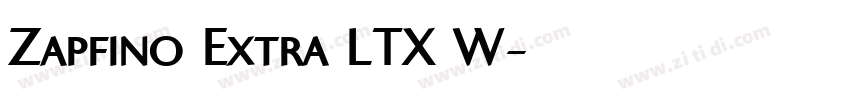 Zapfino Extra LTX W字体转换